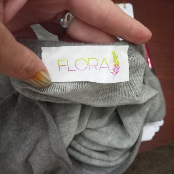 Gray Long Sleeve Women's Dress - Picture 2 of 2